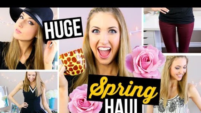 'HUGE Spring 2015 Haul (& Try On!) || Brandy Melville, Forever 21, Aritzia'