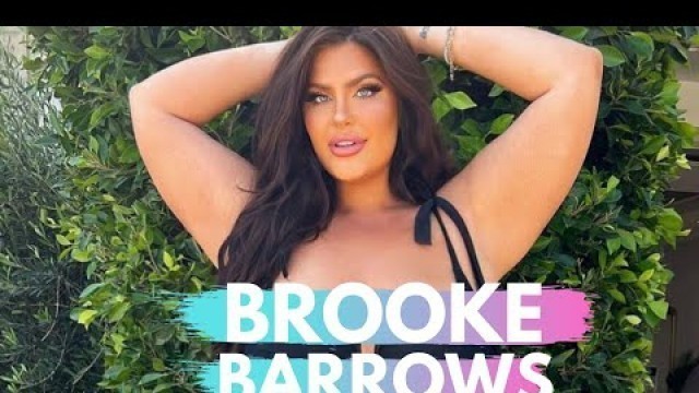 'brooke barrows ll wiki biography plus size fashion model américaine Lifestyle'