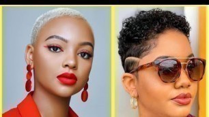 '111 African American women short hair style (2022 Best Short Hair fashion)'