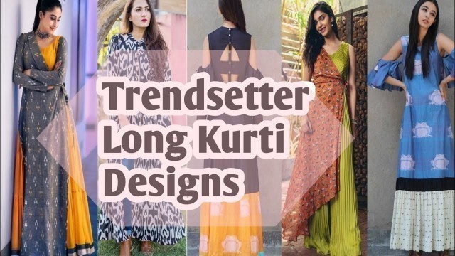 '56 Long Kurti Designs For You To Be The Trendsetter!!! |#fashion #kurtidesign'