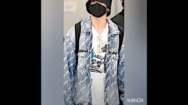 'jungkook airport fashion so kind # kookie maakie bts # subscribe for more'