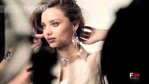 'MIRANDA KERR for \"SWAROVSKI\" Behind the Scenes Photoshoot by Fashion Channel'