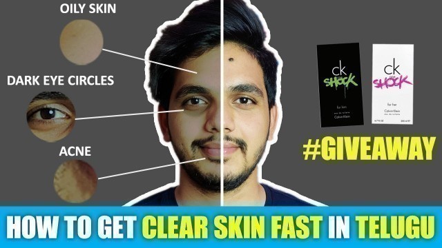 'HOW TO GET CLEAR & HEALTHY SKIN IN TELUGU | Mens Fashion Buzz'
