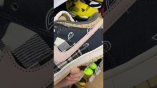 'Unboxing review of Nike SB Dunk Low Travis Scott CT5053-001'