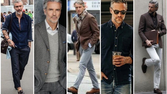 'Older Men Fashion 2022 | Older Men Outfit Ideas | Best Older Man Outfits | Just Men\'s Fashion 2022!'