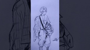 'Jungkook airport fashion drawing ❤️ # BTS 