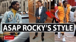 'How to Dress Like ASAP Rocky / Streetwear & High-end Fashion Style - Men\'s Fashion Inspiration'