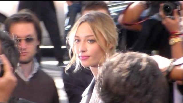 'Beatrice BORROMEO @ Milan Fashion Week 25 september 2015 show Armani Milano Italy'