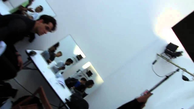 'Backstage raw footage - Z Zegna Spring Summer 2011 Fashion Show'