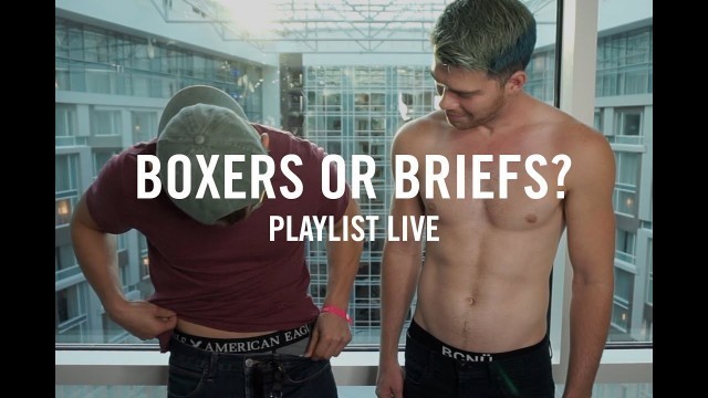 'YouTubers at Playlist Live Answer Boxers or Briefs With DanielXMiller | 2016 Mens Fashion'