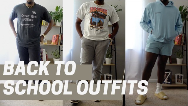 'CASUAL BACK TO SCHOOL OUTFIT IDEAS 2021 | MEN\'S FASHION STYLE'