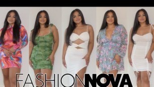 'Summer Dresses Haul ft. Fashion Nova'