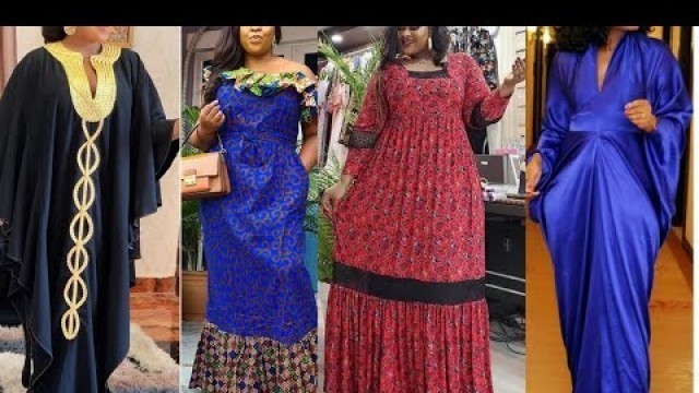 'Ankara boubou gown, long dress, african women clothing, ankara dress, african attire, kaftan styles'