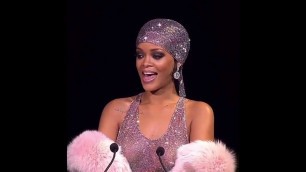 'Rihanna’s Memorable Message @ The CFDA Fashion Awards #YoutubeShorts'