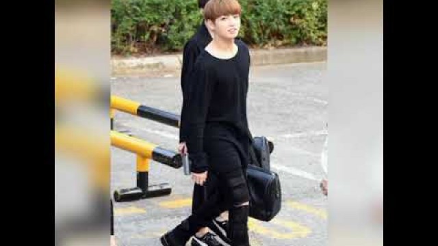 'BTS  jungkook airport fashion'