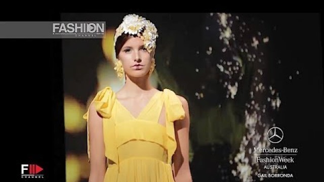 'GAIL SORRONDA Spring Summer 2012 2013 MBFW Australia - Fashion Channel'