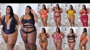 'HUGE! *Plus Size* SUMMER SWIM HAUL! 2022 | Nova Swim by Fashion Nova Curve'