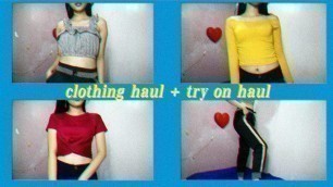 'CLOTHING HAUL - TRENDSETTER\'S / SHOPEE'