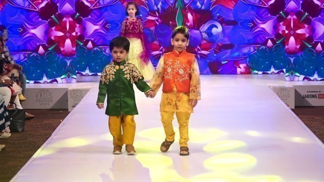 'Yahvi Kids Luxury Designer Wear at IKFW HYDERABAD - India kIds Fashion Week Season 6-'