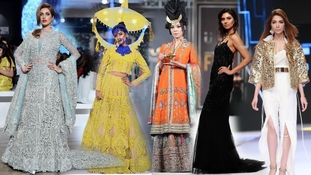 'Pakistan Fashion Week 2016 to 2022  all fashion show Highlights | Nina Ackles Special Highlights'