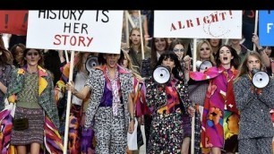 'Kendall Jenner and Cara Delevingne Lead Chanel\'s Feminist March!'