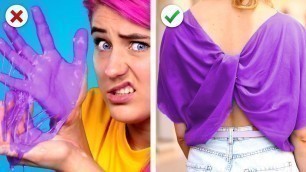 'FIX IT! Amazing GIRLY FASHION Hacks! 