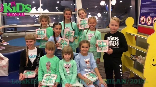 'Мы летим в MILAN! Видео бекстейдж. LolaKIDS MODELS fashion Tour - 2019'