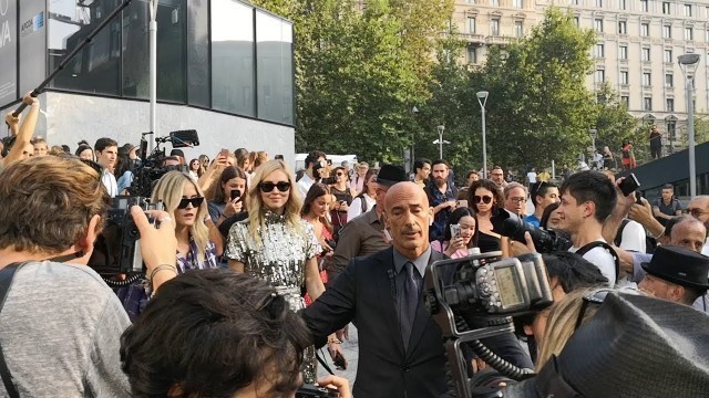 'CHIARA FERRAGNI and VALENTINA FERRAGNI at Alberta Ferretti - Milan Fashion Week, Spring 2019'