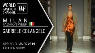 'Gabriele Colangelo Spring-summer 2019| Milan fashion week'