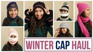 '11 Unique and Stylish Winter Caps Haul | Amazon Affordable Winter Caps Haul | Amazon Sale WinterCaps'