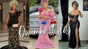 '2022 African #Fashion Lace Styles | 40 Latest Owambe African Lace Styles You Will Love'