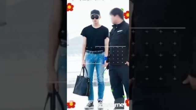 'BTS members Airport fashion