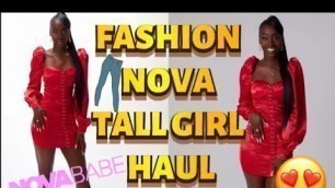 'MINI FASHION NOVA TRY-ON HAUL | TALL GIRL FRIENDLY'