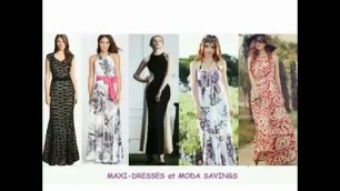 'Maxi Dress Collection at Moda Savings - Fashion Trends January 2016'