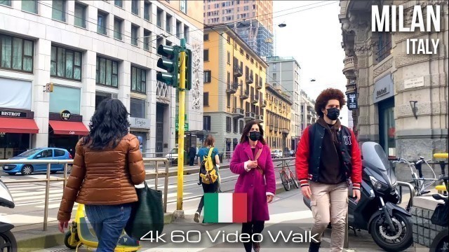 'Milano City 4k Walk | Inside of Fashion Capital of the world in Italy 2021'