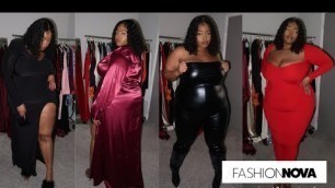 'Fashion Nova Plus Size Valentine\'s Day Try On Haul | Styling Haul | NovaLuxe Collection'