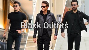 'Top 15 Black Outfit Ideas for Men  | Black Outfits 2022 |  Men fashion 2022'