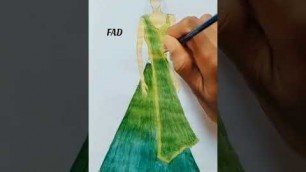 'Fashion illustration Ideas |Fashion Figure |Fashion Art Design |FAD'