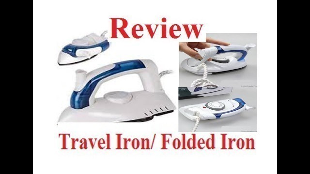 'Mini Portable Electric Foldable Travel Iron for Clothes. Travel Steamer Steam Iron and Deodorizer'