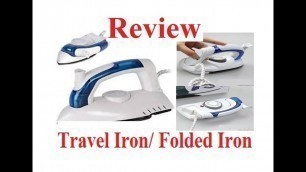 'Mini Portable Electric Foldable Travel Iron for Clothes. Travel Steamer Steam Iron and Deodorizer'