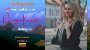 'Neringa Kriziute, beautiful Lithuanian model, fashion and with good music on Instagram in HD.'