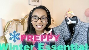 'PREPPY Winter Essentials 2016 Jcrew Vineyardvine & MORE! |AlyDfashion'