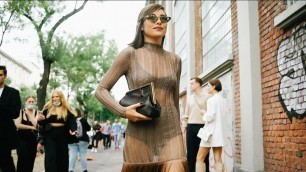 'Milan Fashion Week Women\'s Spring Summer 2022 - Street Style at Fendi and Jil Sander (part two)'