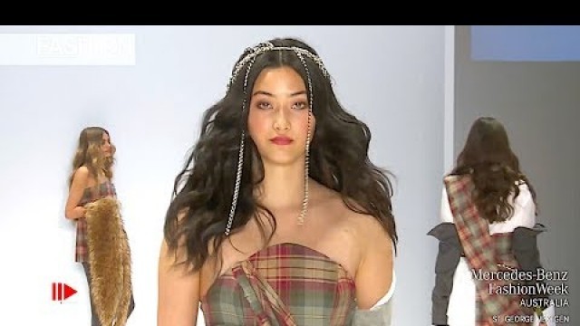 'ST. GEORGE NEXTGEN - VICTORIA BLISS MBFW AUSTRALIA RESORT 2018 - Fashion Channel'