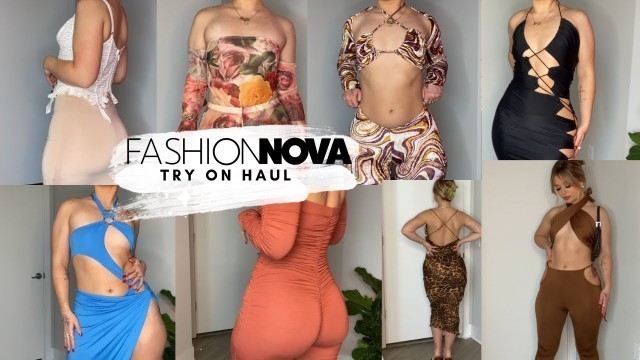 'TRYING ON FASHION NOVA DRESSES | GOING OUT/DATE NIGHT OUTIFTS'