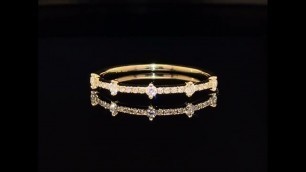 'Brand New Chic Fashion! Petite 0.15ctw Diamond Slim Stacking Ring in 14k Yellow Gold'