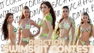 'REACTION MUV22: ĐÃ CÁI NƯ VỚI SWIMSUIT CONTEST - VINAWOMAN BEACH FASHION SHOW'