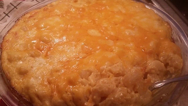 'Old Fashion Baked Macaroni and Cheese'