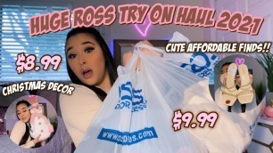 'ROSS TRY ON HAUL 2021 | cute affordable finds!! (shoes, decor, & clothing)'