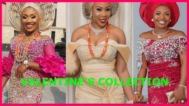 '2021 African Fashion/Trending GEORGE / Lace Styles Gorgeous/ Valentine Asoebi  Lace Style For Ladies'